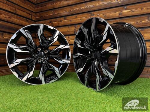 Ratlankis R20x10  5X112  ET  46  66.6  A5915  (YF5716)  Black Polished (MB)  For BMW  (Z7+M)  (HYBRID FORGED New 5 Series VIII / i5 (G60/G61/G68) Rear+Front)