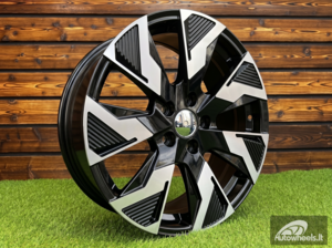 Ratlankis R17x7  5X120  ET  55  65.1  IN3521F  Black Polished (MB)  For VW  (M)  (HYBRID FORGED (max 1250kg))