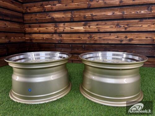 Ratlankis Ferarri 458 Split Style R15X8.25J 4X100/4X108 ET15 73.1 Gold with Diamond Cut