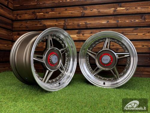 Ratlankis Ferarri 458 Split Style R15X8.25J 4X100/4X108 ET15 73.1 Bronze with Diamond Cut