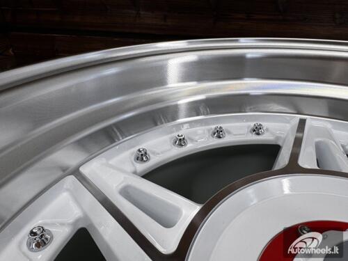  Ratlankis Ferrari 458 Split Style R15X8.25J 4X100/5X100 ET15 73.1 White with Diamond Cut