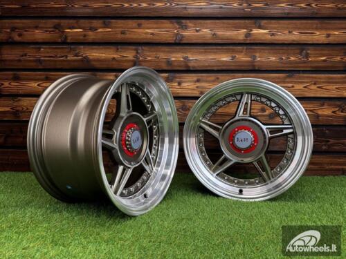 Ratlankis Ferarri 458 Split Style R15X8.25J 4X100/5X100 ET15 73.1 Bronze with Diamond Cut
