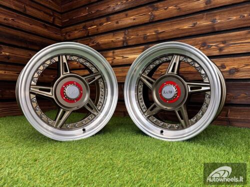  Ratlankis Ferrari 458 Split Style R15X8.25J 5X100/5X114.3 ET15 73.1 Bronze with Diamond Cut Lip