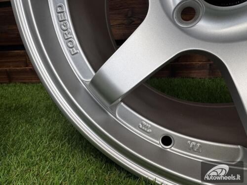 Ratlankis Volk TE37 Style R15X8.25J 4X100 ET20 73.1 Matt Silver with Diamond Cut Lip