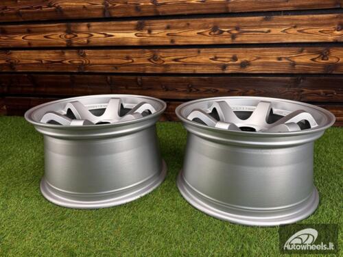 Ratlankis Volk TE37 Style R15X8.25J 4X100 ET20 73.1 Matt Silver with Diamond Cut Lip