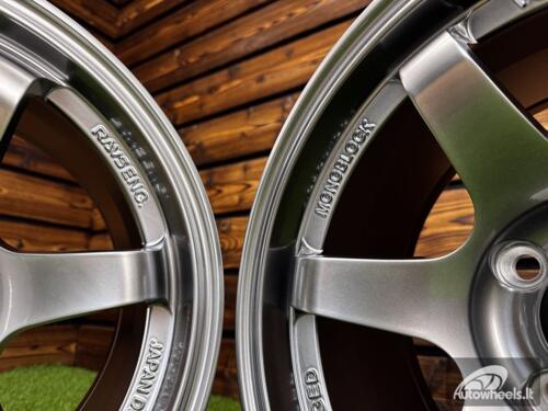 Ratlankis Volk TE37 Style R15X8.25J 4X100 ET20 73.1 Hyper Black