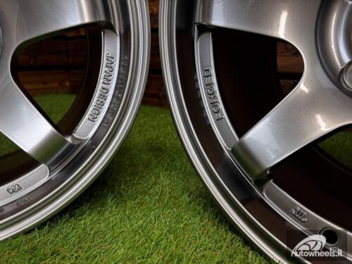 Ratlankis Volk TE37 Style R15X8.25J 4X100 ET20 73.1 Hyper Black