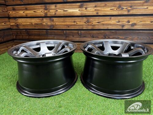 Ratlankis Volk TE37 Style R15X8.25J 4X100 ET20 73.1 Hyper Black