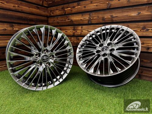 Ratlankis Toyota Alphard Style R18X8J 5X114.3 ET35 60.1 Hyper Black