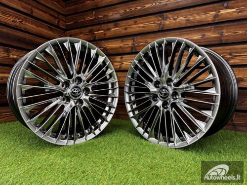 Ratlankis Toyota Alphard Style R18X8J 5X114.3 ET35 60.1 Hyper Black