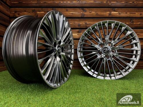 Ratlankis Toyota Alphard Style R18X8J 5X114.3 ET35 60.1 Hyper Black