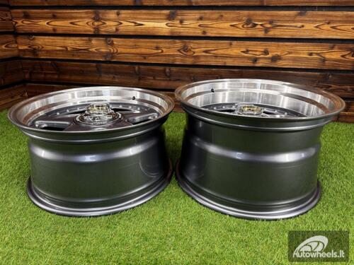 Ratlankis Ferrari Azev Type A Style R17X8.5J 5X112/5X120 ET25 72.6 Grey with Diamond Cut Lip