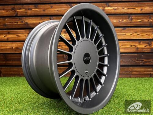 Ratlankis Alpina Classic Style R15X8.25J 4X100/5X100 ET20 73.1 Matt Grey
