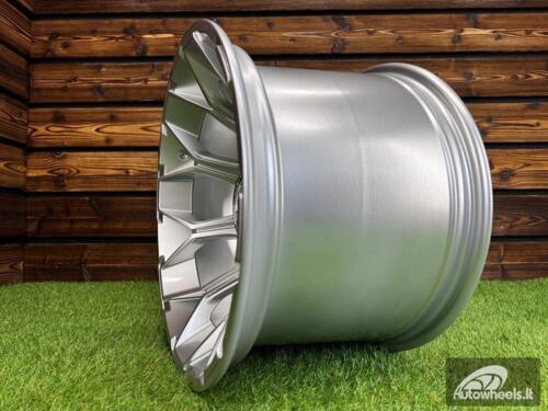 Ratlankis Offroad Dirt Dynasty Style R15X10J 6X139.7 ET-44 110 Silver