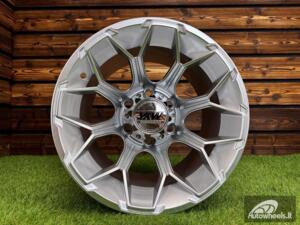 Ratlankis Offroad Dirt Dynasty Style R15X10J 6X139.7 ET-44 110 Silver