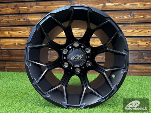 Ratlankis Offroad Dirt Dynasty Style R15X10J 6X139.7 ET-44 110 Matt Black