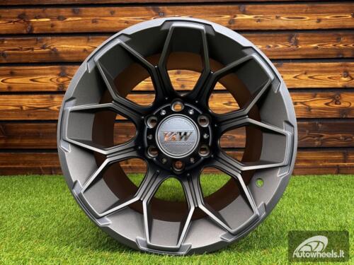 Ratlankis Offroad Dirt Dynasty Style R15X10J 6X139.7 ET-44 110 Matt Grey
