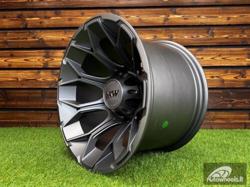 Ratlankis Offroad Dirt Dynasty Style R15X10J 6X139.7 ET-44 110 Matt Grey