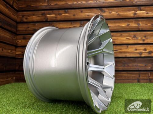 Ratlankis Offroad Dirt Dynasty Style R15X10J 5X114.3 ET-30 73.1 Silver with Diamond Cut