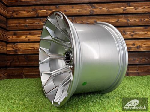 Ratlankis Offroad Dirt Dynasty Style R15X10J 5X114.3 ET-30 73.1 Silver with Diamond Cut