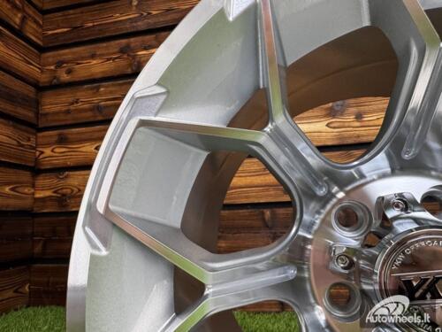 Ratlankis Offroad Dirt Dynasty Style R15X10J 5X114.3 ET-30 73.1 Silver with Diamond Cut