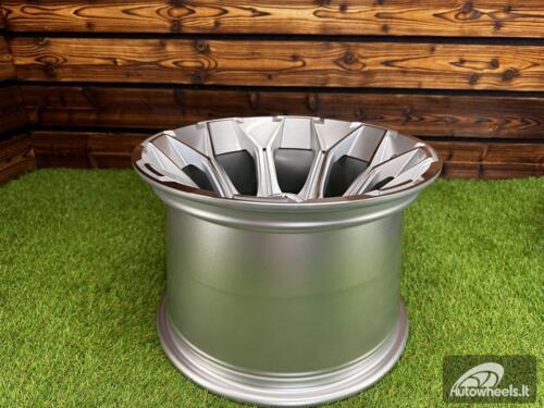 Ratlankis Offroad Dirt Dynasty Style R15X10J 5X114.3 ET-30 73.1 Silver with Diamond Cut