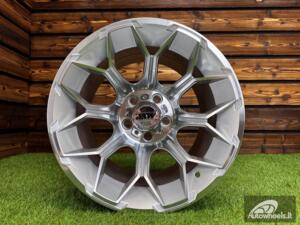 Ratlankis Offroad Dirt Dynasty Style R15X10J 5X114.3 ET-30 73.1 Silver with Diamond Cut