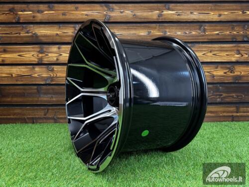 Ratlankis Offroad Dirt Dynasty Style R15X10J 5X114.3 ET-30 73.1 Black with Diamond Cut