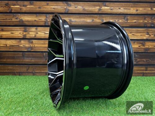 Ratlankis Offroad Dirt Dynasty Style R15X10J 5X114.3 ET-30 73.1 Black with Diamond Cut