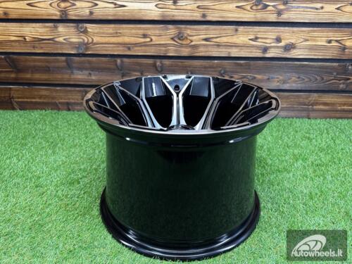 Ratlankis Offroad Dirt Dynasty Style R15X10J 5X114.3 ET-30 73.1 Black with Diamond Cut