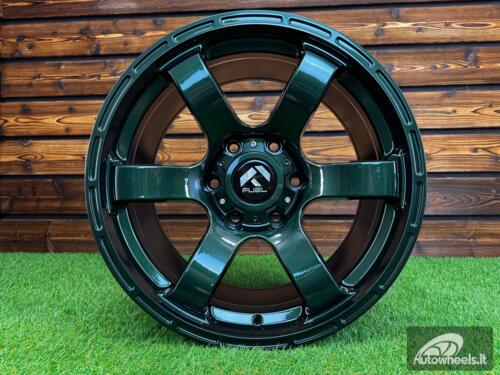 Ratlankis Fuel Offroad Rush Style R17X9J 6X139.7 ET0 110 Metalic Green