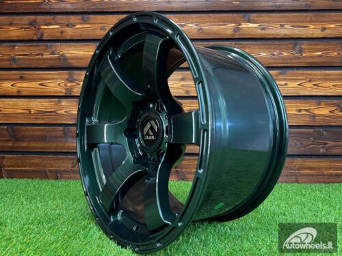 Ratlankis Fuel Offroad Rush Style R17X9J 6X139.7 ET0 110 Metalic Green