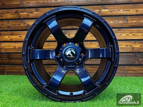 Ratlankis Fuel Offroad Rush Style R17X9J 6X139.7 ET0 110 Metalic Blue