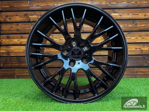 Ratlankis Verde V22 R20X9.5J 5X139.7 ET18 78.1 Gloss Black