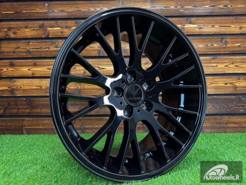 Ratlankis Verde V22 R20X9.5J 5X139.7 ET18 78.1 Gloss Black