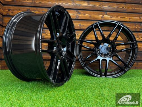 Ratlankis Verde V21 R19X10J 5X114.3 ET42 74.1 Gloss Black