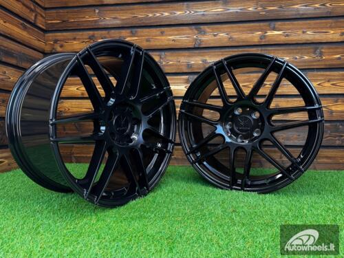 Ratlankis Verde V21 R19X9J 5X114.3 ET38 74.1 Gloss Black