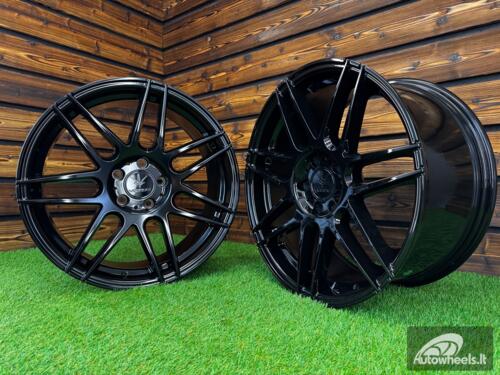 Ratlankis Verde V21 R19X9J 5X114.3 ET38 74.1 Gloss Black