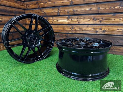 Ratlankis Verde V21 R19X9J 5X114.3 ET38 74.1 Gloss Black