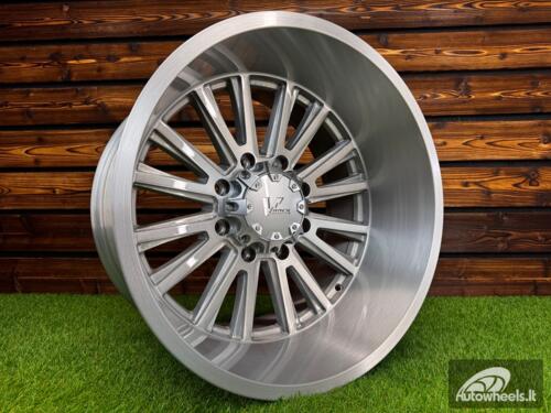 Ratlankis V-Rock VR11X R20X12J 8X170 ET-44 125.1 Brushed Aluminum