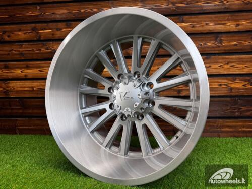 Ratlankis V-Rock VR11X R20X12J 8X180 ET-44 124.1 Brushed Aluminum