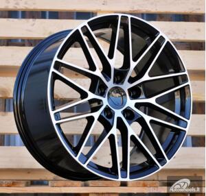 Ratlankis R21x10.5  5X130  ET  47  66.5  3S1324  Black Polished (MB)  For PORCH  (M)  (NEW Macan II (XAB) HYBRID FORGED Rear+Front)
