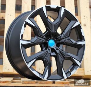 Ratlankis R20x8.5  5X112  ET  28  66.6  3S1349  Black Polished Half Matt (MBHM)  For BMW  (M)  (HYBRID FORGED New 5 Series VIII / i5 (G60/G61/G68) Rear+Front)