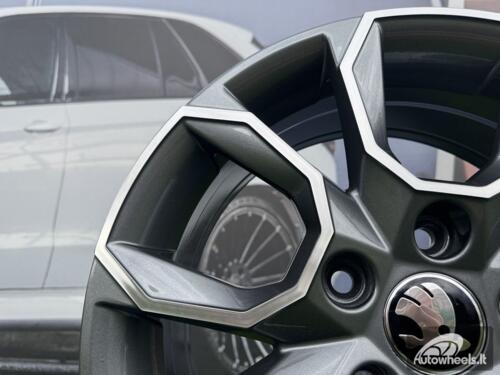 Ratlankis R18x8  5X112  ET  42  57.1  SK516  (BK5278)  Grey Polished (MG)  For SKODA  (M+Z4)