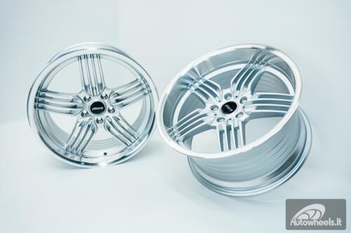 Ratlankis HART HR79 R18X8.5J 5X112 ET30 CB:66.56  Silver with Diamond Cut Lip