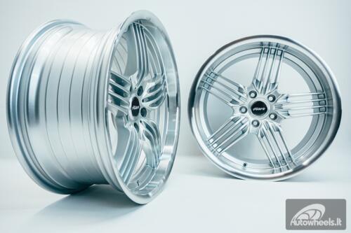 Ratlankis HART HR79 R18X8.5J 5X112 ET30 CB:66.56  Silver with Diamond Cut Lip