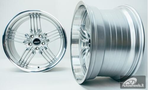 Ratlankis HART HR79 R18X8.5J 5X112 ET30 CB:66.56  Silver with Diamond Cut Lip
