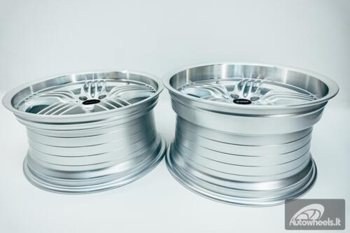 Ratlankis HART HR79 R18X8.5J 5X112 ET30 CB:66.56  Silver with Diamond Cut Lip