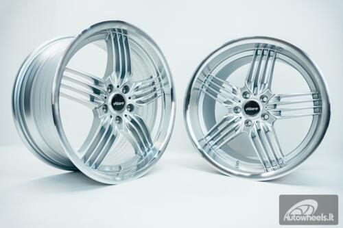 Ratlankis HART HR79 R18X8.5J 5X120 ET25 CB:74.1  Silver with Diamond Cut Lip