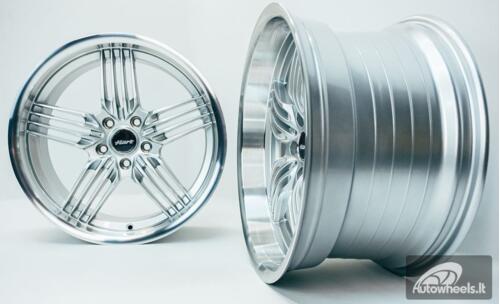 Ratlankis HART HR79 R19X8.5J 5X120 ET25 CB:74.1  Silver with Diamond Cut Lip